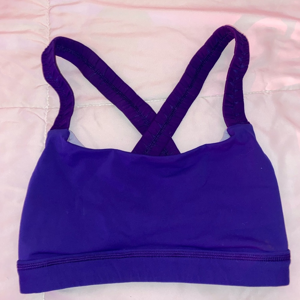 Lululemon Purple Sports Bra size 2